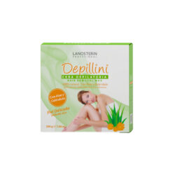 Cera Depilatoria Depillini Con Aloe y Caléndula Caja x 200 gr