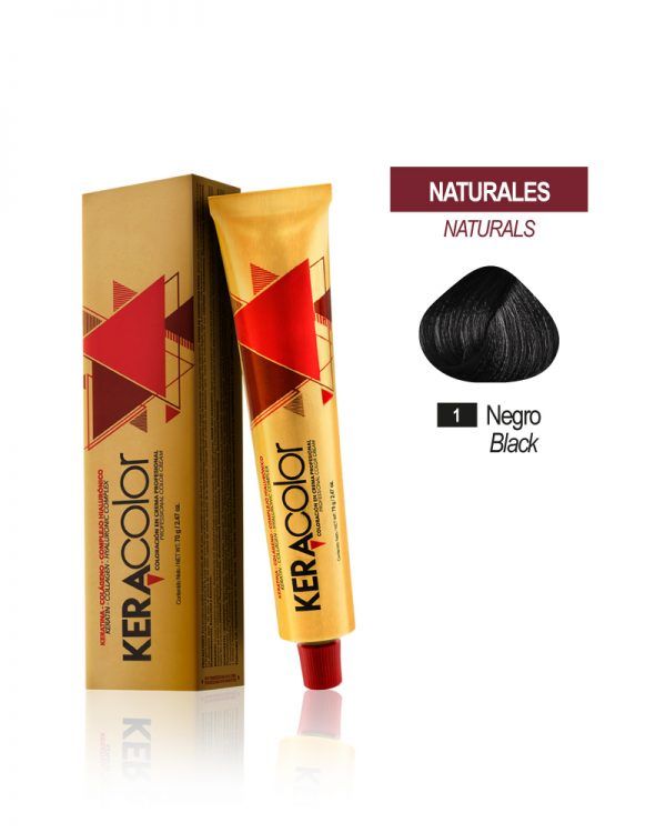 Tinte Keracolor - Negro 1 Tubo 70 g