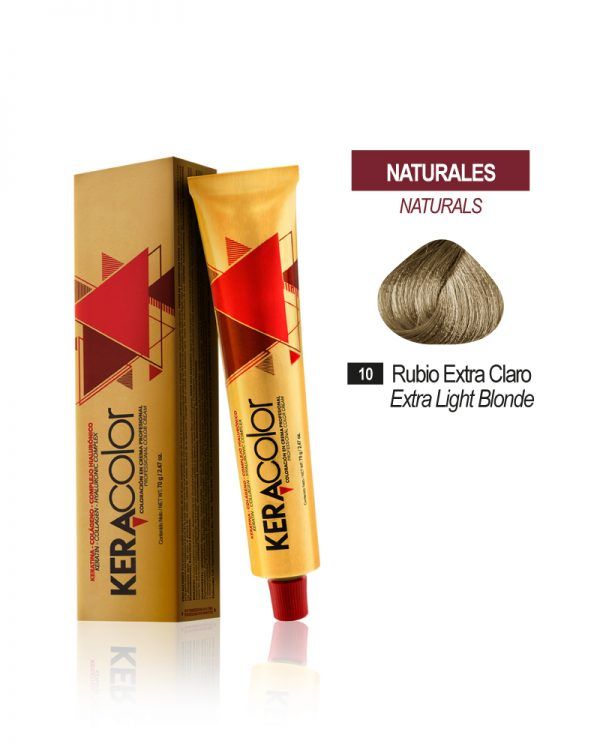 Tinte Keracolor - Rubio Extra Claro 10 Tubo 70 g