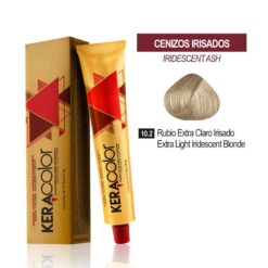 Tinte Keracolor - Rubio Extra Claro Irisado 10.2 Tubo 70 g