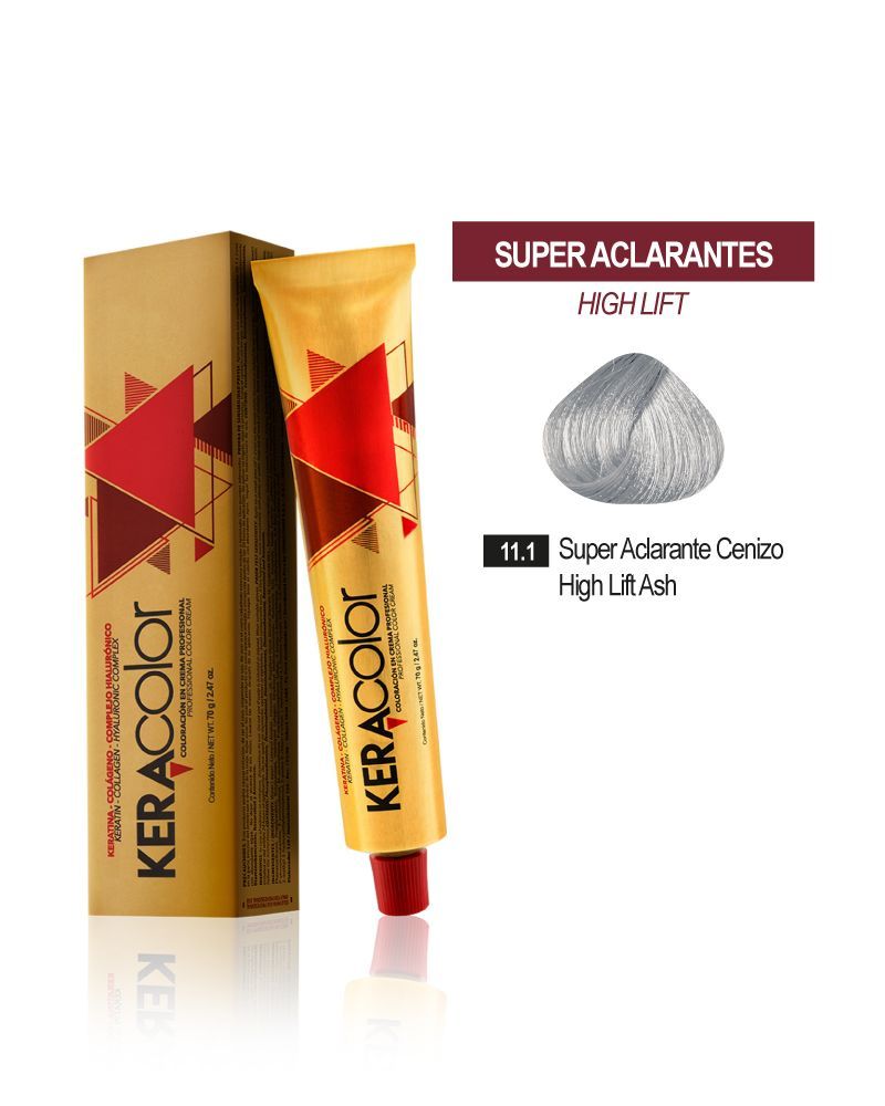 Tinte Keracolor - Súper Aclarante Cenizo 11.1 Tubo 70 g