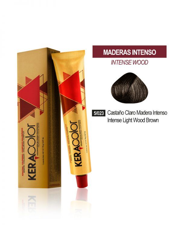 Tinte Keracolor - Castaño Claro Madera Intenso 5/023 Tubo 70 g