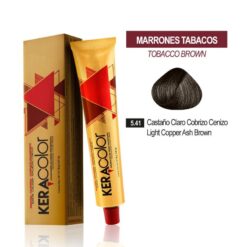 Tinte Keracolor - Castaño Claro Cobrizo Cenizo 5.41 Tubo 70 g
