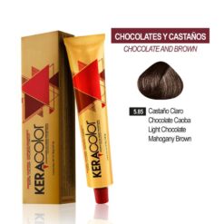 Tinte Keracolor - Castaño Claro Chocolate Caoba 5.85 Tubo 70 g