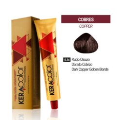 Tinte Keracolor - Rubio Oscuro Dorado Cobrizo 6.34 Tubo 70 g