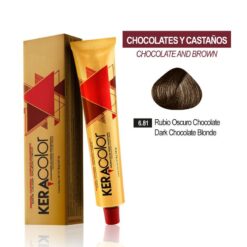 Tinte Keracolor - Rubio Oscuro Chocolate 6.81 Tubo 70 g
