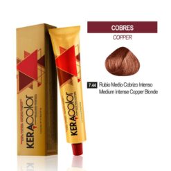 Tinte Keracolor - Rubio Medio Cobrizo Intenso 7.44 Tubo 70 g