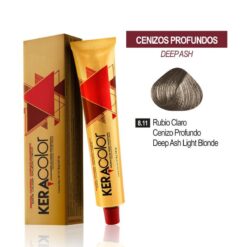 Tinte Keracolor - Rubio Claro Cenizo Profundo 8.11 Tubo 70 g