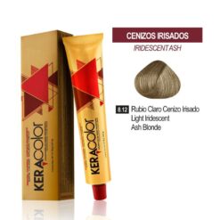 Tinte Keracolor - Rubio Claro Cenizo Irisado 8.12 Tubo 70 g