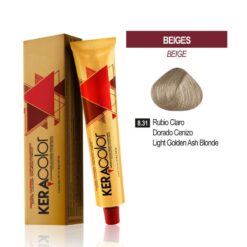 Tinte Keracolor - Rubio Claro Dorado Cenizo 8.31 Tubo 70 g