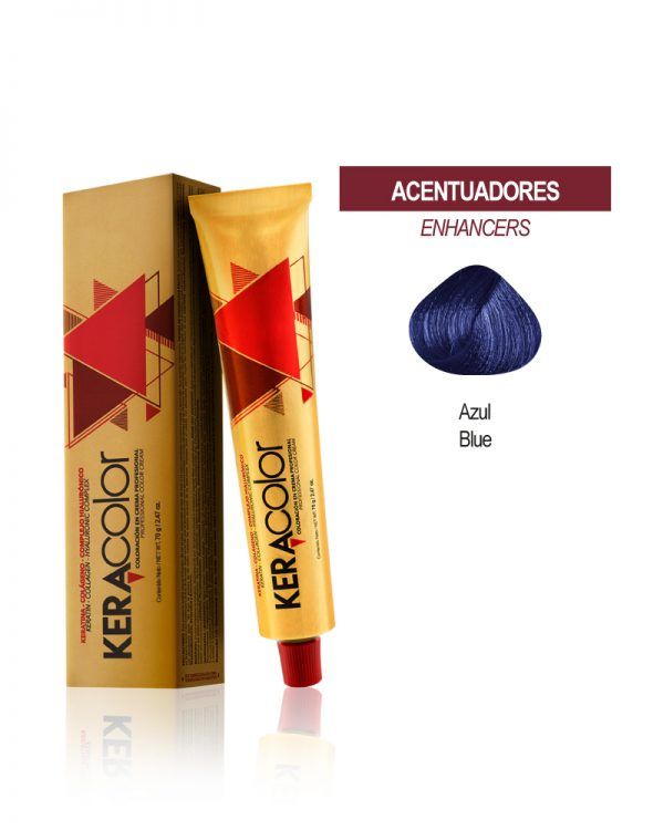 Tinte Keracolor - Azul 7000 Tubo 70 g
