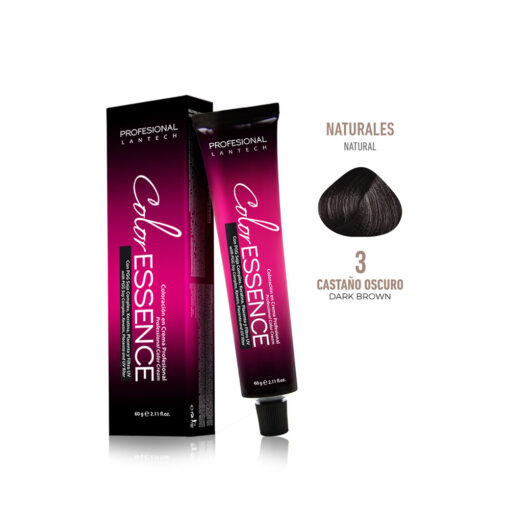 Tinte Color Essence - Castaño Oscuro 3 Tubo 60g