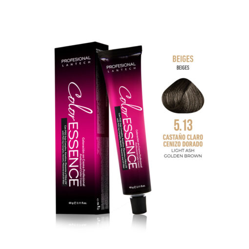 Tinte Color Essence - Castaño Claro Cenizo Dorado 5.13 Tubo 60g