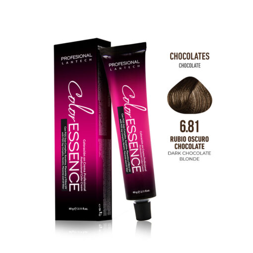 Tinte Color Essence - Rubio Oscuro Chocolate 6.81 Tubo 60g