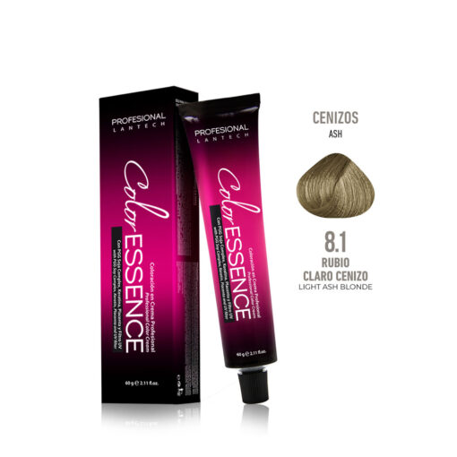 Tinte Color Essence - Rubio Claro Cenizo 8.1 Tubo 60g