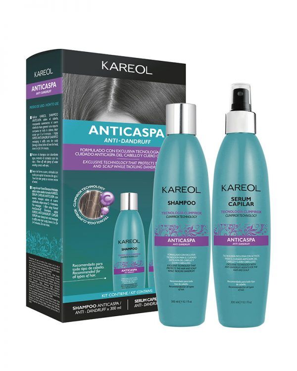 Pack Kareol - AntiCaspa - Shamp 300 ml + Serum x 300 ml