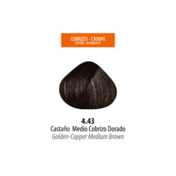 Tinte Lan Ten - Castaño Medio Cobrizo Dorado 4.43 Sachet 50 g - Imagen 2