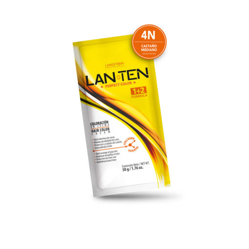 Tinte Lan Ten - Castaño Mediano 4N Sachet 50 g