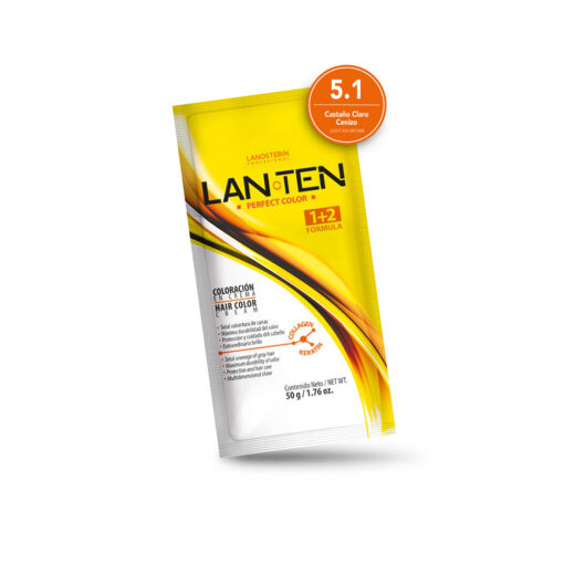 Tinte Lan Ten - Castaño Claro Cenizo 5.1 Sachet 50 g