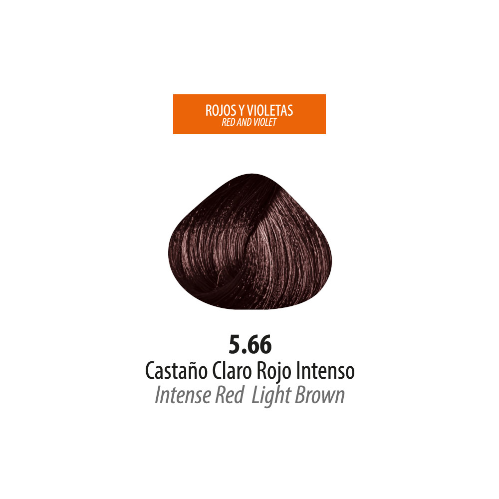 Tinte Lan Ten - Castaño Claro Rojo Intenso 5.66 Sachet 50 g - Imagen 2