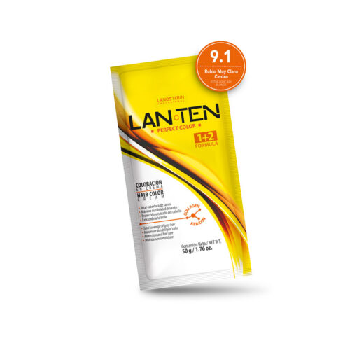 Tinte Lan Ten - Rubio Muy Claro Cenizo 9.1 Sachet 50 g