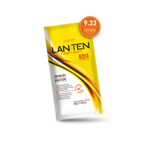 Tinte Lan Ten - Rubio Muy Claro Dorado Profundo 9.33 Sachet 50 g