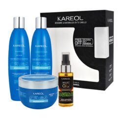 Pack Premium Kareol - Arándano - Shamp 300 ml + Acond 300 ml + Masc 300 gr + Multi Oil 60 ml