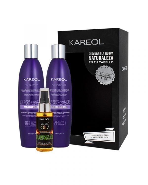Pack Kareol - Muru Muru - Shamp 300ml + Acond 300ml + Multi Oil 60 ml