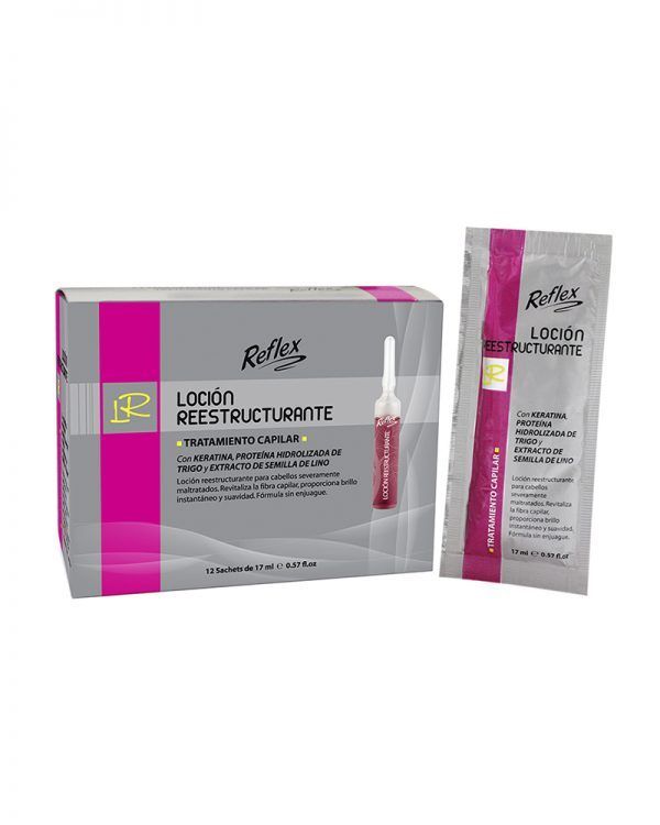 Ampollas Reflex - Loción Reestructurante Caja 12 Sachets, 17 ml c/u