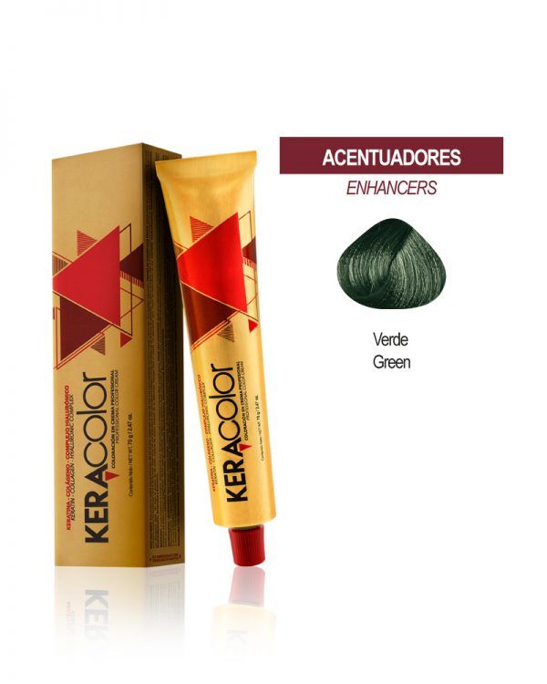 Tinte Keracolor - Verde 4000 Tubo 70 g