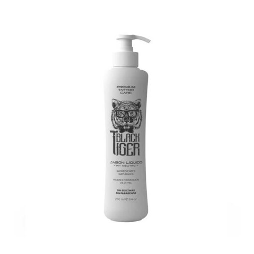 Black Tiger Jabón Líquido Neutro para Tatuajes x 250 ml