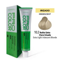 Tinte Sin Amoniaco Pro Color 10.2 Rubio Extra Claro Irisado X 70 G