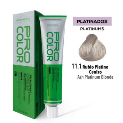 Tinte Sin Amoniaco Pro Color 11.1 Super Aclarante Cenizo X 70 G