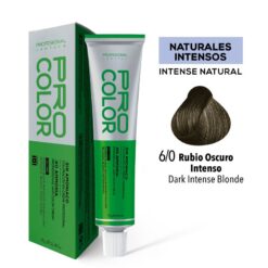 Tinte Sin Amoniaco Pro Color 6/0 Rubio Oscuro Intenso X 70 G