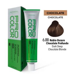Tinte Sin Amoniaco Pro Color 6.88 Rub Oscuro Chocolate Prof X 70 G