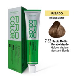 Tinte Sin Amoniaco Pro Color 7.32 Rubio Medio Dorado Irisado X 70G