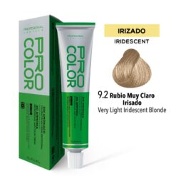 Tinte Sin Amoniaco Pro Color 9.2 Rubio Muy Claro Irisado X 70 G