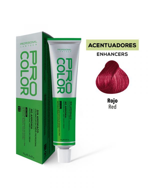 Tinte Sin Amoniaco Pro Color 6000 Rojo X 70 G
