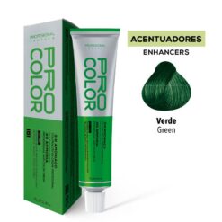 Tinte Sin Amoniaco Pro Color 4000 Verde X 70 G