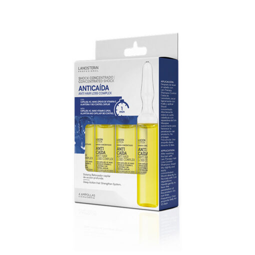 Ampolla Lanosterín Shock Concentrado Anticaída Caja X 4 Und