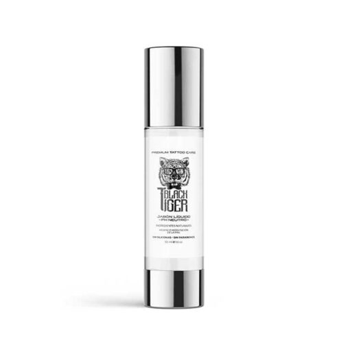 Black Tiger Jabón Líquido Neutro para Tatuajes x 50 ml