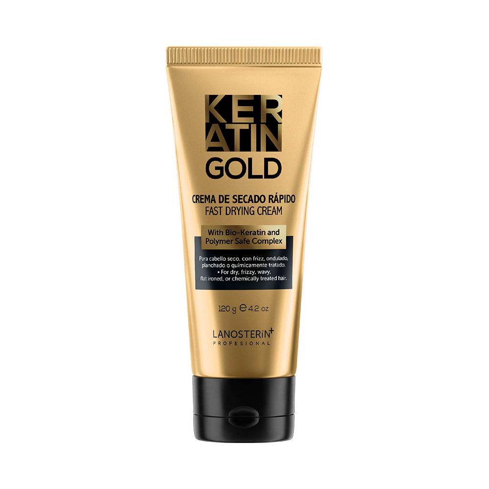 Crema De Secado Rápido Keratin Gold 120 g