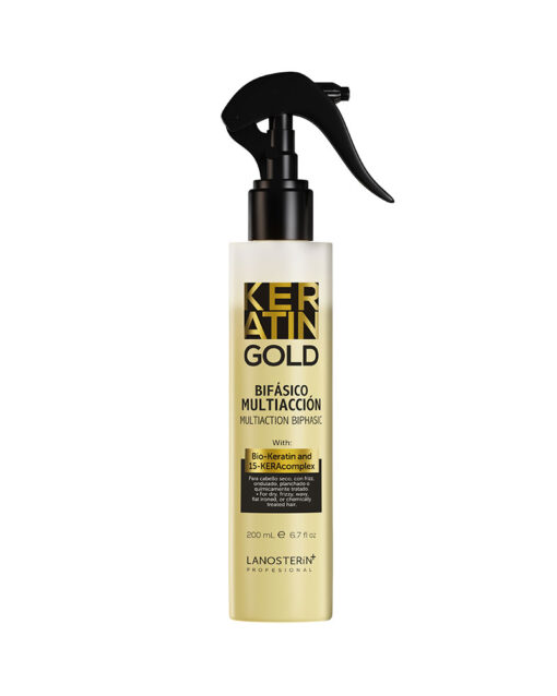 Bifásico Multiacción Keratin Gold 200 ml