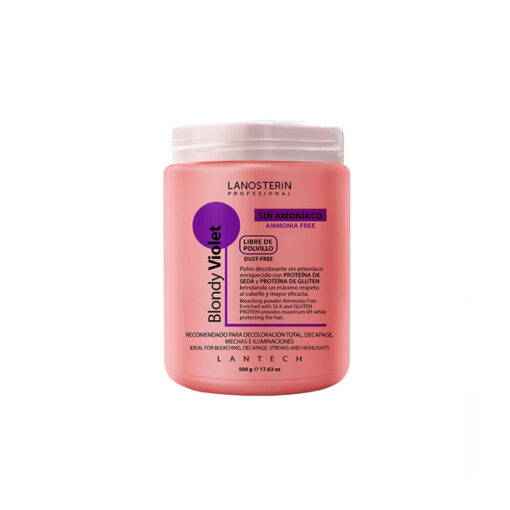 Polvo Decolorante Blondy Sin Amoníaco Violeta Pote x 500 gr