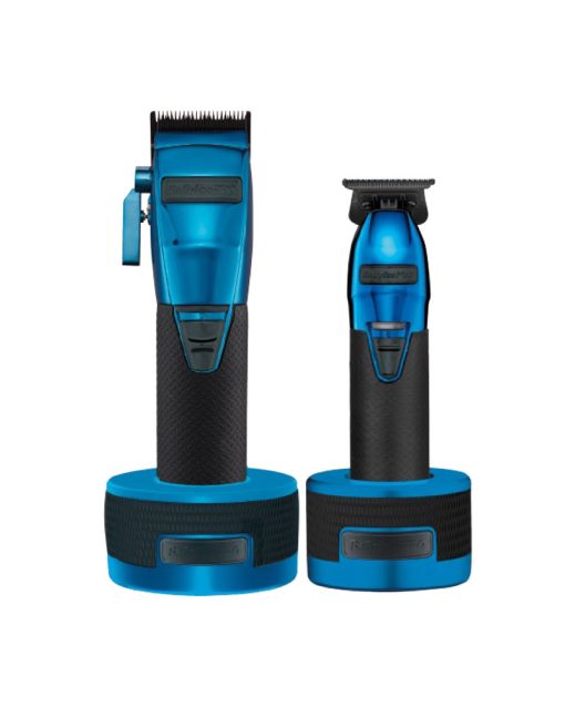 Cortadora y Patillera BARBERology Limited FX Boost+ Blue Collection
