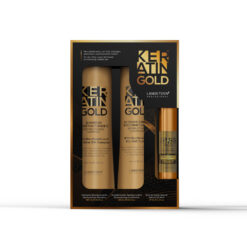 Pack Keratin Gold - Shampoo + Acondicionador + Elixir