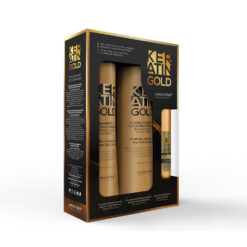 Pack Keratin Gold - Shampoo + Acondicionador + Elixir - Imagen 2