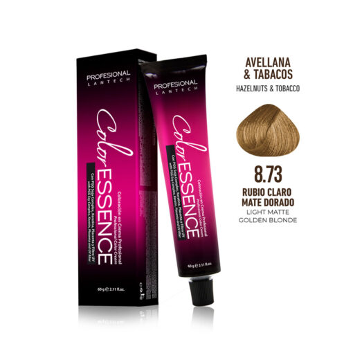 Tinte Color Essence - Rubio Claro Mate Dorado 8.73 Tubo 60g