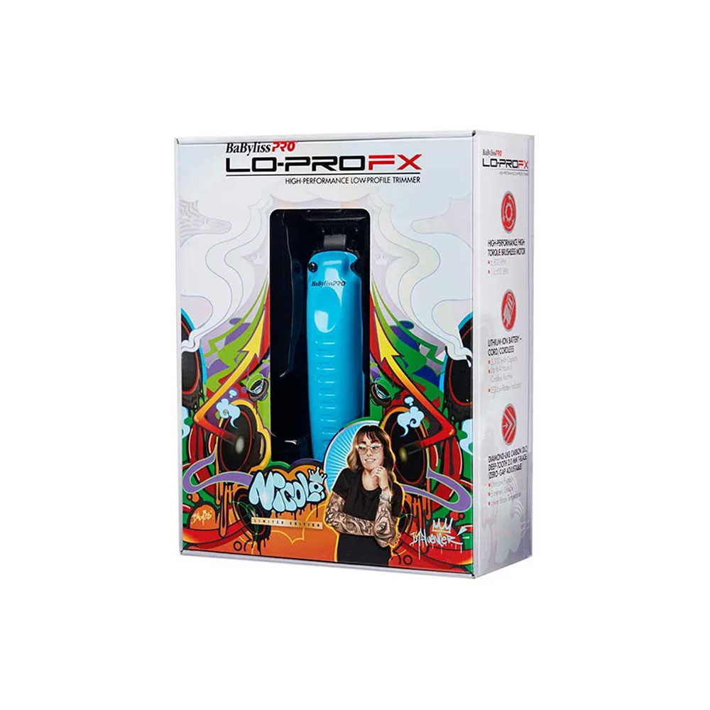 Patillera BARBERology Lo-Pro FX Celeste - Imagen 6