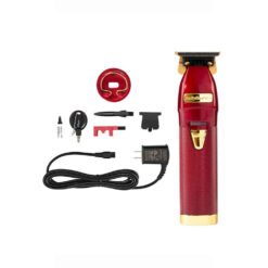 Patillera BARBERology Skeleton Influencer Collection Red - Imagen 2